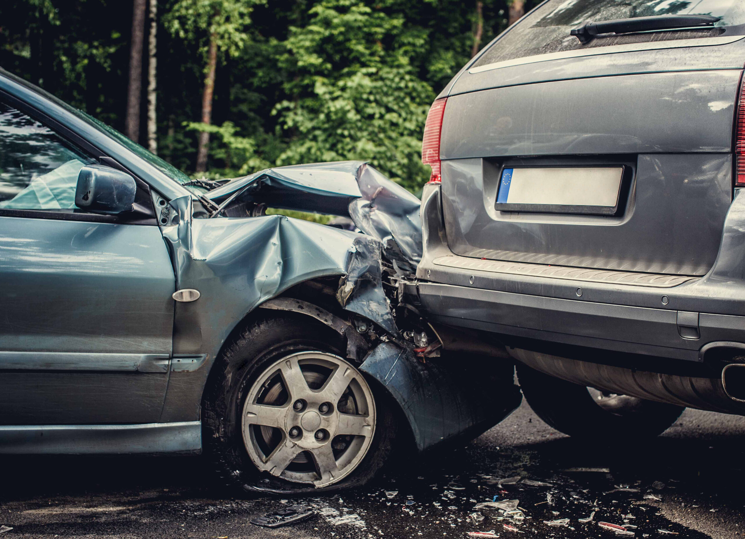 A car accident. The Law Offices of Nicholas a. Parr is the best option for you in cases like this.