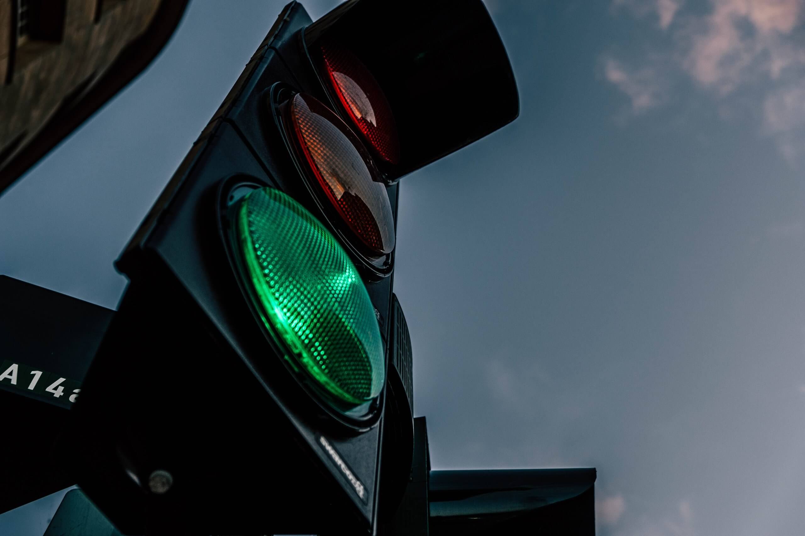 Traffic Light at an Intersection