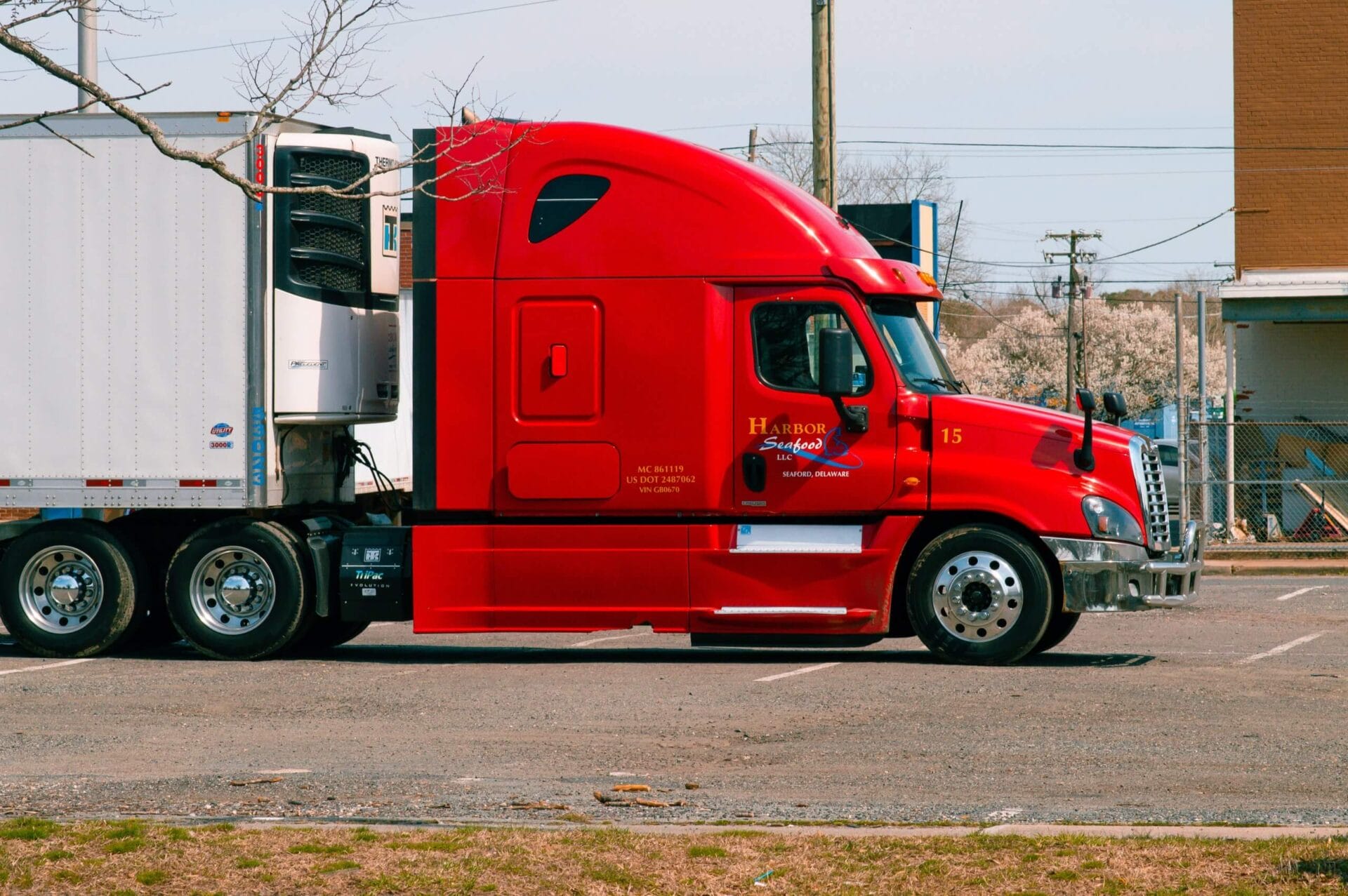 18-wheeler Parked in Maryland