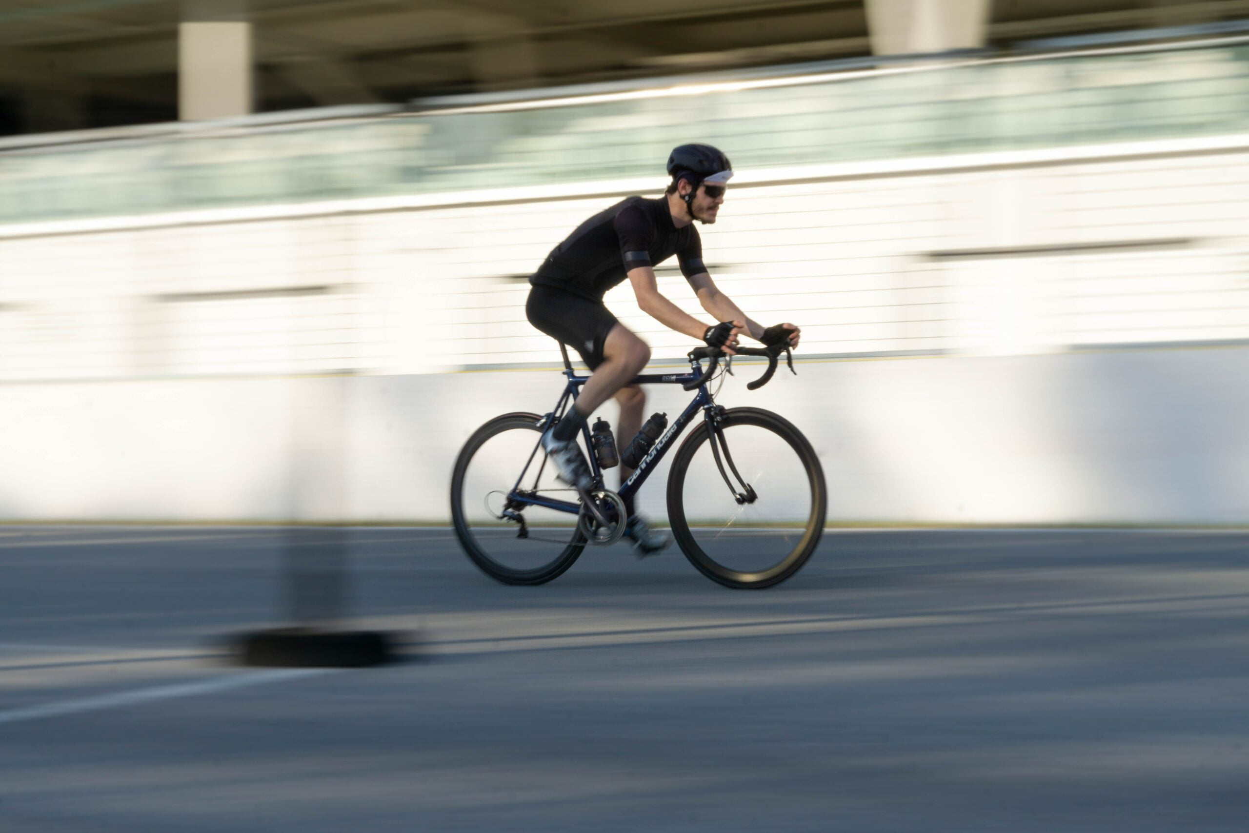 A man in a bicycle in Maryland